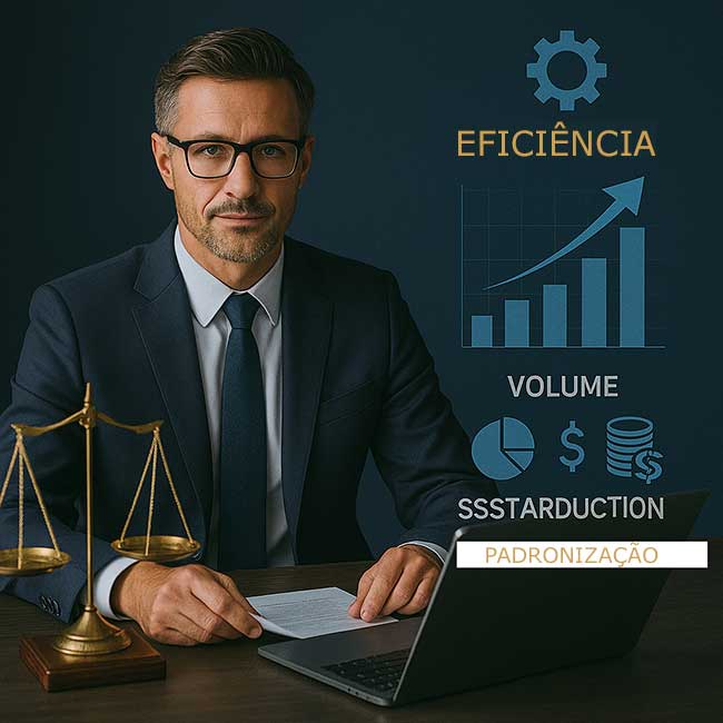 advocacia massificada seguradora