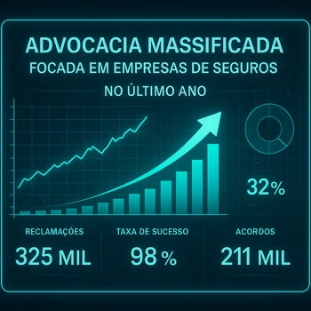 advocacia massificada seguradora